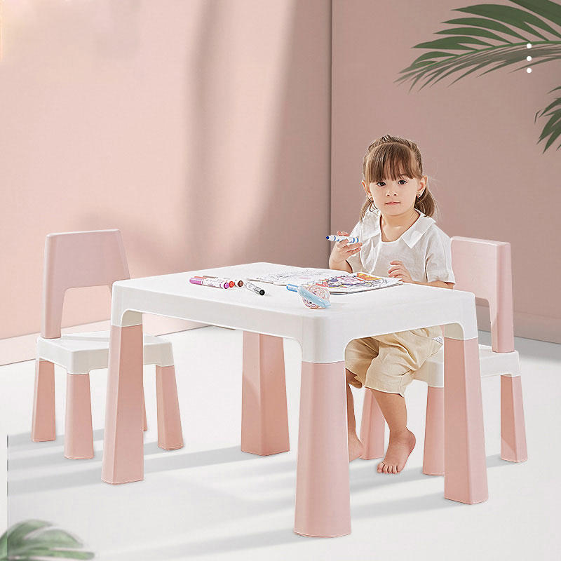 Los niños de la silla de mesa de plástico de los Pp con mejores ventas de la lectura de la silla de la mesa del estudio