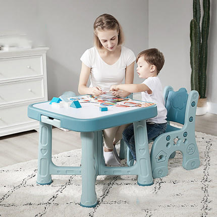 Fabricante al por mayor de plástico para niños, mesa de dibujo para jardín, mesa y silla para niños a la venta