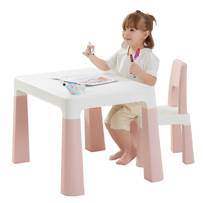 Los niños de la silla de mesa de plástico de los Pp con mejores ventas de la lectura de la silla de la mesa del estudio