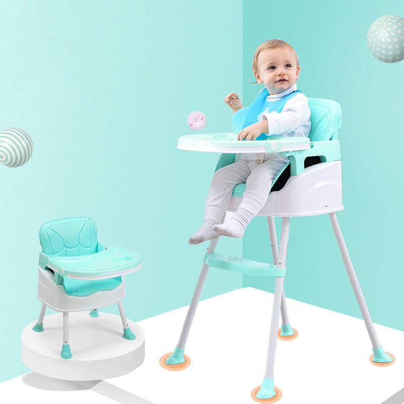 Silla alta de alimentación para bebé popular 3 en 1 trona para bebé con mesa